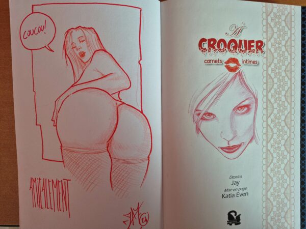 A croquer, carnets intimes de Jay, dédicacé – Image 2