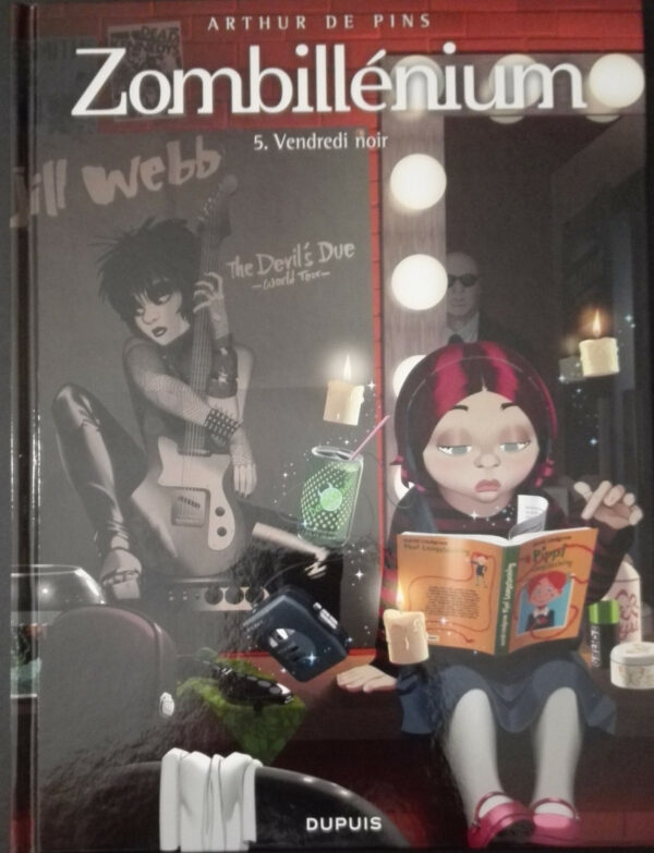 Zombillénium, T5 Vendredi Noir, TL avec ex-libris de Pins