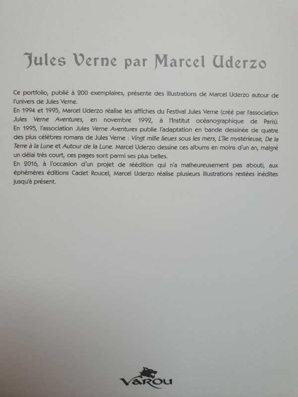 Jules Verne, portfolio numéroté 200ex par Marcel Uderzo – Image 2