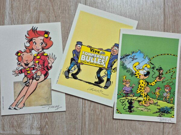 OAMB 10 spécial Lambil et Grenson avec 5 ex-libris signés – Image 4