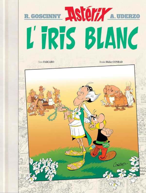 Astérix, l'iris blanc, luxe grand format avec 2 ex-libris