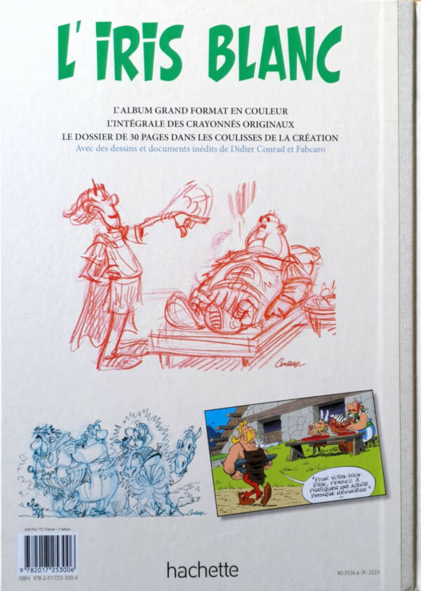 Astérix, l'iris blanc, luxe grand format avec 2 ex-libris – Image 2