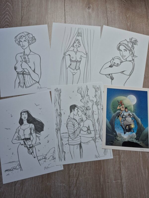 Golden city 16, dédicacé par Malfin avec 6 ex-libris signés – Image 3