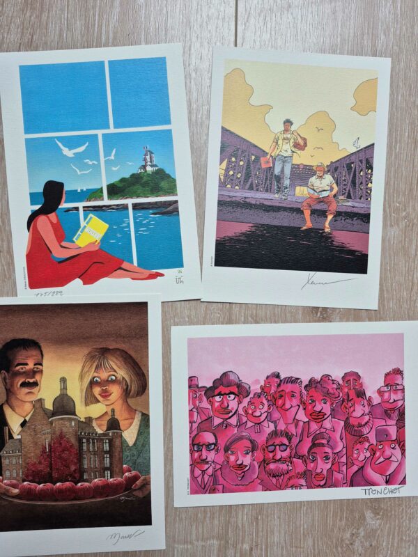 TDB 38 spécial Tronchet et David B. avec 4 ex-libris signés – Image 3