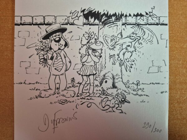 Gai-Luron poche n°3 TL signé Dufranne avec planche originale – Image 6