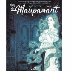 Maupassant, sept récits t. 2 dédicacé par Minguez + ex-libris signé