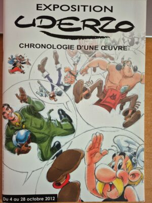 Catalogue de l'expo UDERZO 2012, avec 2 ex-libris