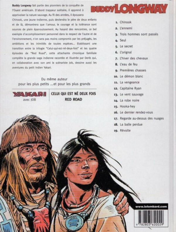 Buddy Longway, Révolte, PE dédicacé par DERIB avec ex-libris – Image 5