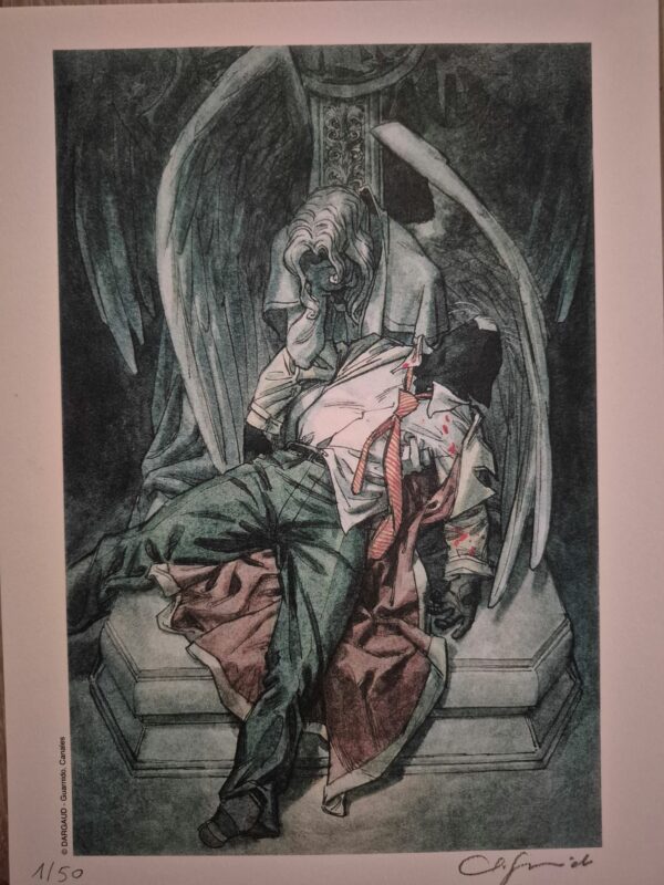 Ex-libris Blacksad numéroté et signé Guarnido 50 ex
