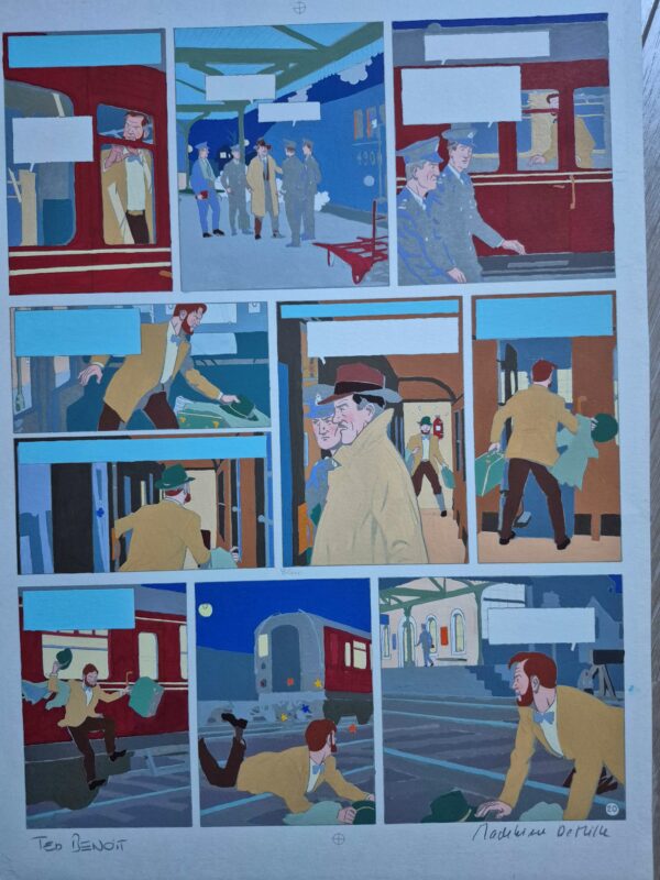 Bleu original Affaire Francis Blake signé Benoît et DeMille – Image 2