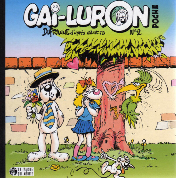 Gai-Luron poche 2 TL dédicacé avec planche originale signée 1967