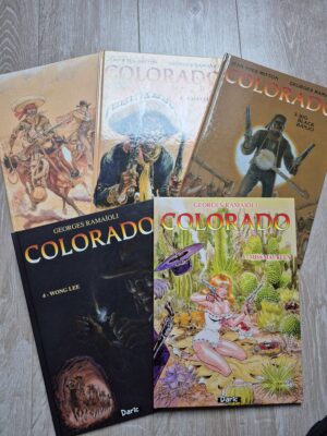 Lot Colorado tomes 1 à 5 dédicacés par Ramaïoli