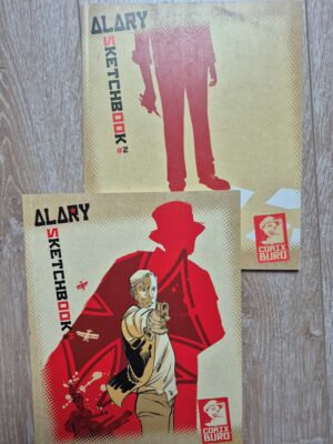 Alary sketchbook 2 et 3 numérotés et signé Alary