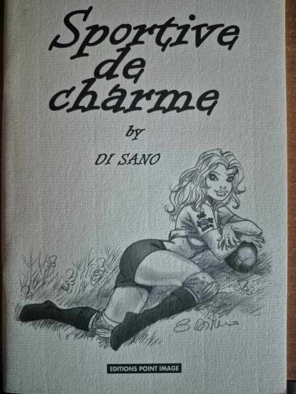 Sportive de charme, numéroté signé et dédicacé Di Sano