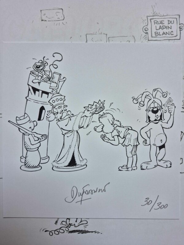 Gai-Luron poche n°1 dédicacé avec planche originale 1967 – Image 4
