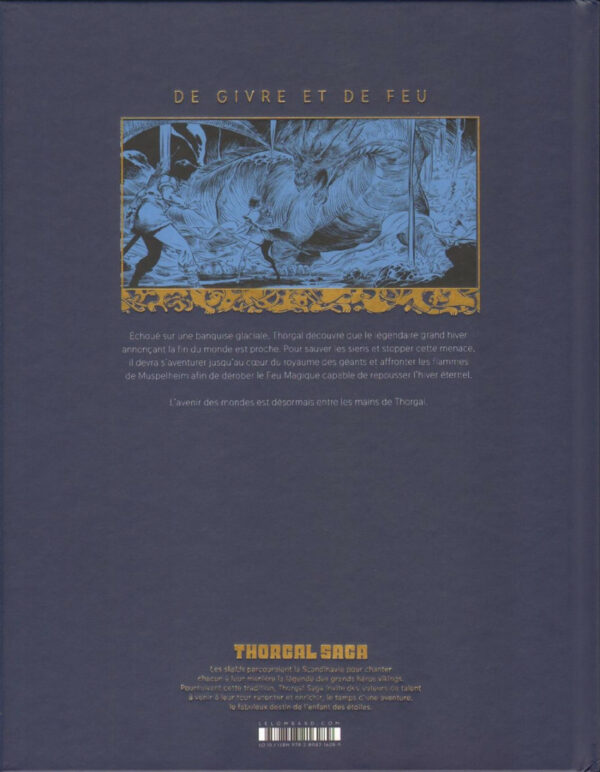 Thorgal, de givre et de feu, TL avec ex-libris signé Rosinski – Image 2