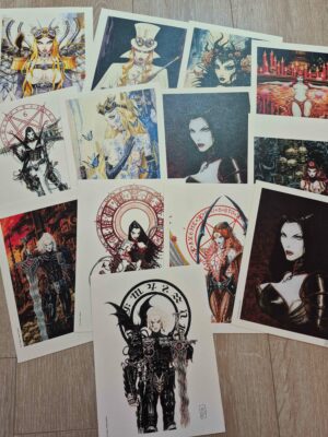 Portfolio 13 ex-libris signés Ledroit dont 1 numéroté 4/10