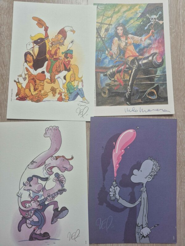 OAMB 15 spécial ZEP et Manara avec 4 ex-libris signés – Image 2