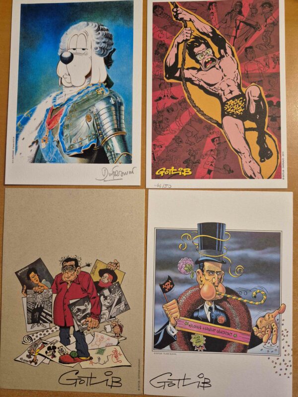OAMB 18 Gotlib et Alice avec 4 ex-libris signés – Image 3