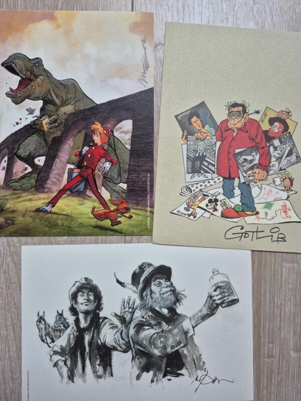 OAMB 18 Gotlib et Alice avec 3 ex-libris signés – Image 3