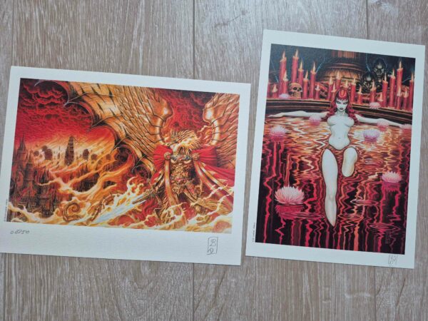 Metal de Rinaudo avec 2 ex-libris signé Ledroit – Image 4