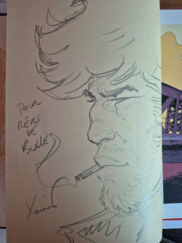 L'or du spectre, TL dédicacé Xavier avec ex-libris et dossier signés – Image 2