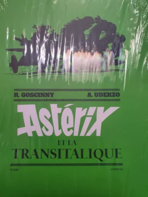 Asterix et la Transitalique, coffret TL avec 10 ex-libris signés