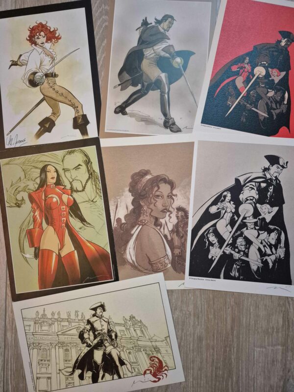 Lot Le Scorpion T 1 à 7 EA avec 7 ex-libris signés – Image 2