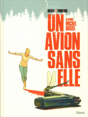 Un avion sans elle dédicacé par Nicolaï Pinheiro + ex-libris