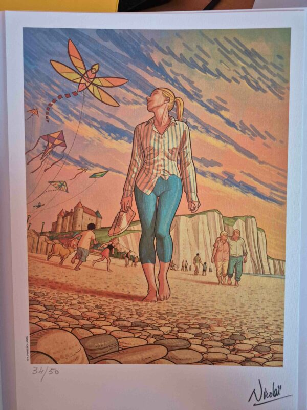 Un avion sans elle dédicacé par Nicolaï Pinheiro + ex-libris – Image 3