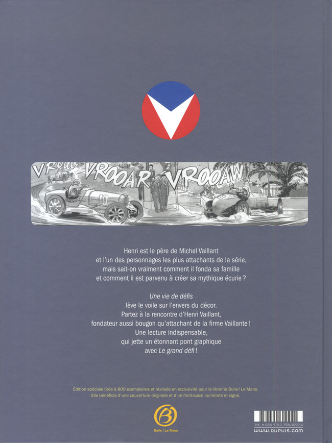 Henri Vaillant, une vie de défi, TL numéroté et signé Stassi – Image 2