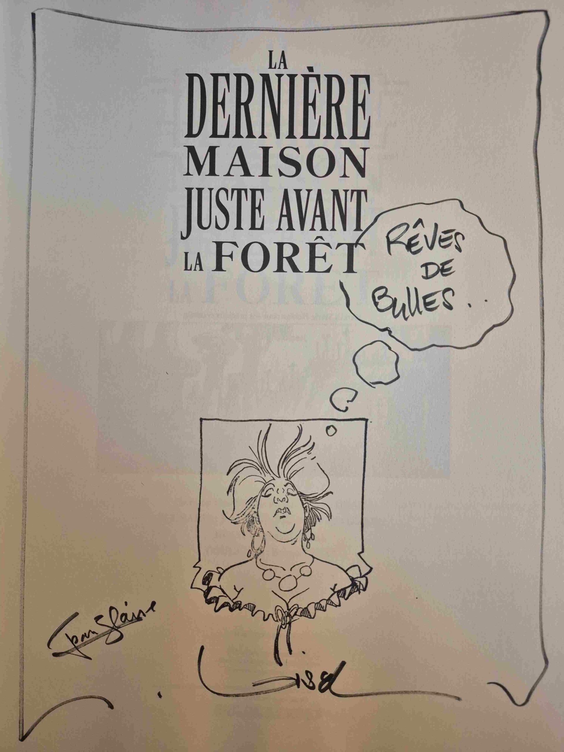 La dernière maison juste avant la forêt, int, dédicacé – Image 2