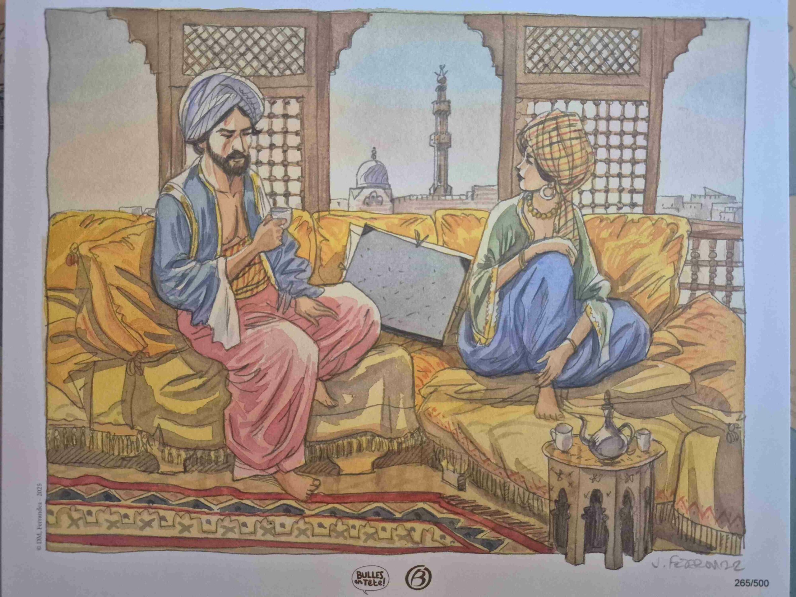 Orients perdus, tome 1, TL numéroté et signé Ferrandez – Image 2