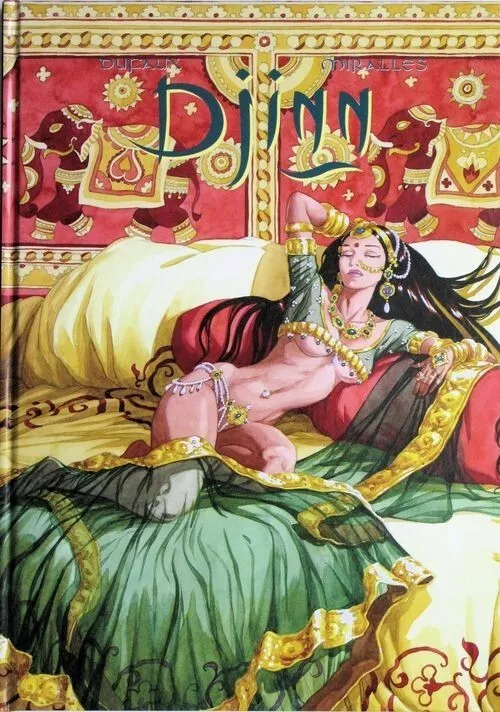 Djinn TL T.10, numéroté et signé Mirallès avec 1 sérigraphie