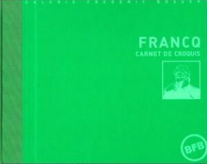 Francq carnet de croquis TL signé avec bleu signé 20 ex
