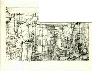 Francq carnet de croquis TL signé avec bleu signé 20 ex – Image 2