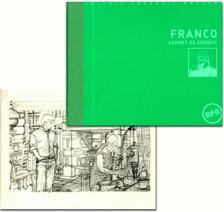 Francq carnet de croquis TL signé avec bleu signé 20 ex – Image 3