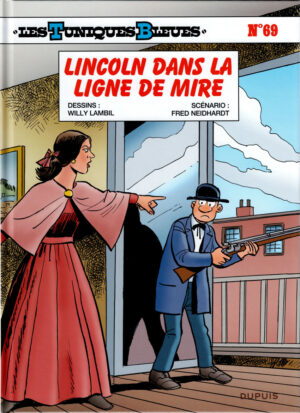 Lincoln dans la ligne de mire, TL avec ex-libris signé Lambil
