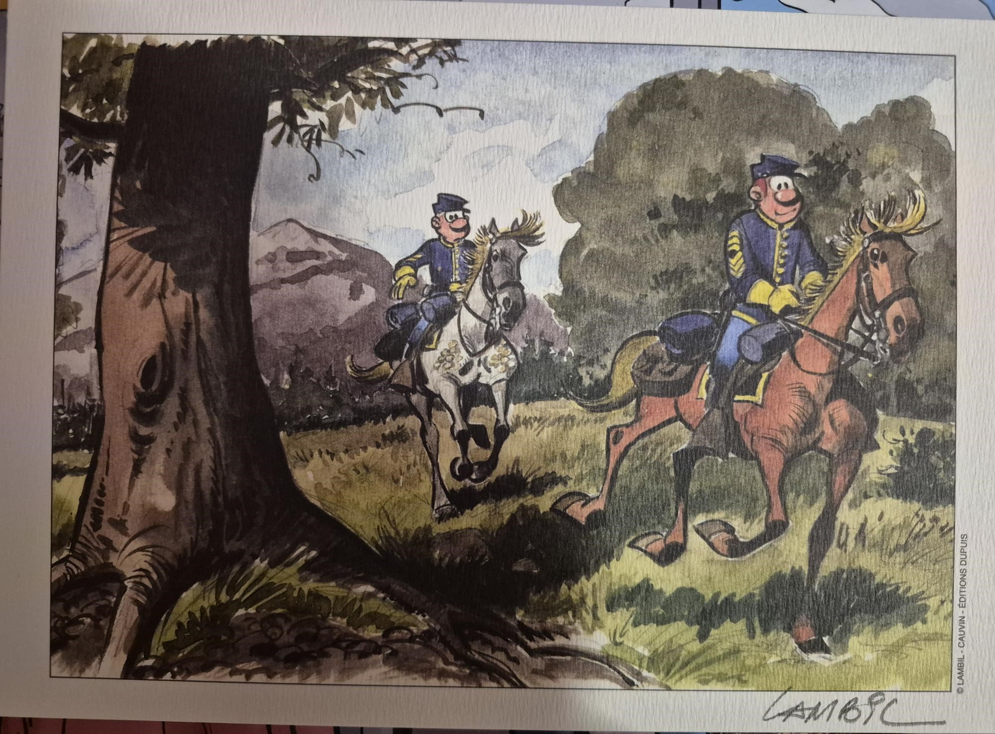 Lincoln dans la ligne de mire, TL avec ex-libris signé Lambil – Image 3