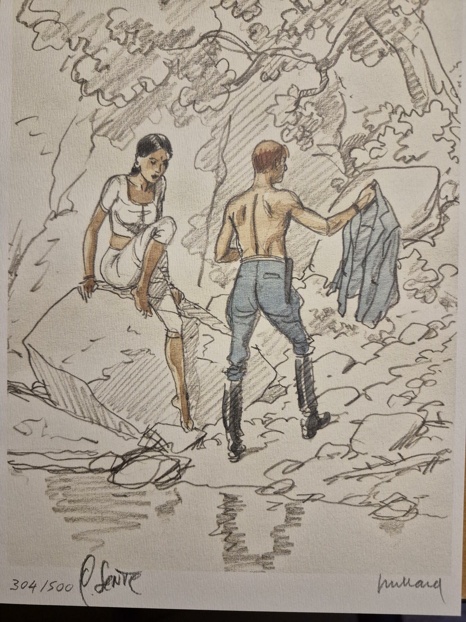 Les sarcophages du 6e continent, numéroté signé Sente Juillard – Image 4