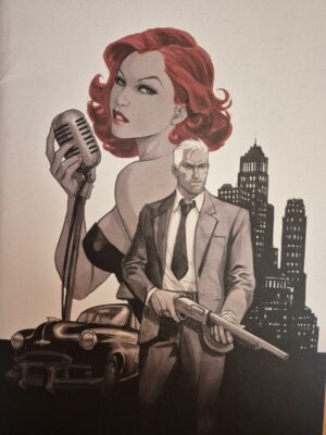 Portfolio Noir Burlesque avec ex-libris signé Marini