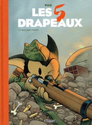 Les 5 drapeaux, Première édition dédicacée par Pau