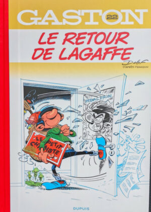 Gaston, le retour de Lagaffe, TL dédicacé avec ex-libris signé
