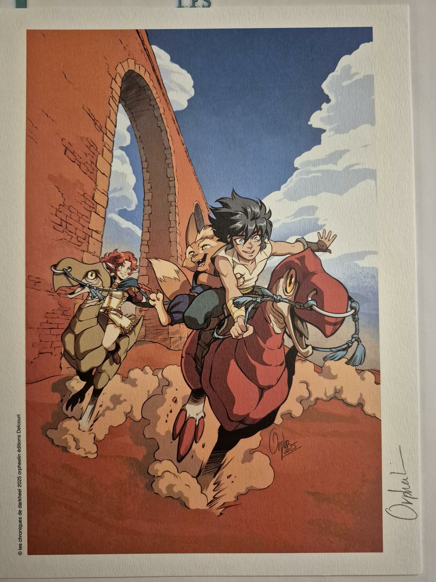 Légendaires tome 3 dédicacé par Orpheelin avec ex-libris signé – Image 3