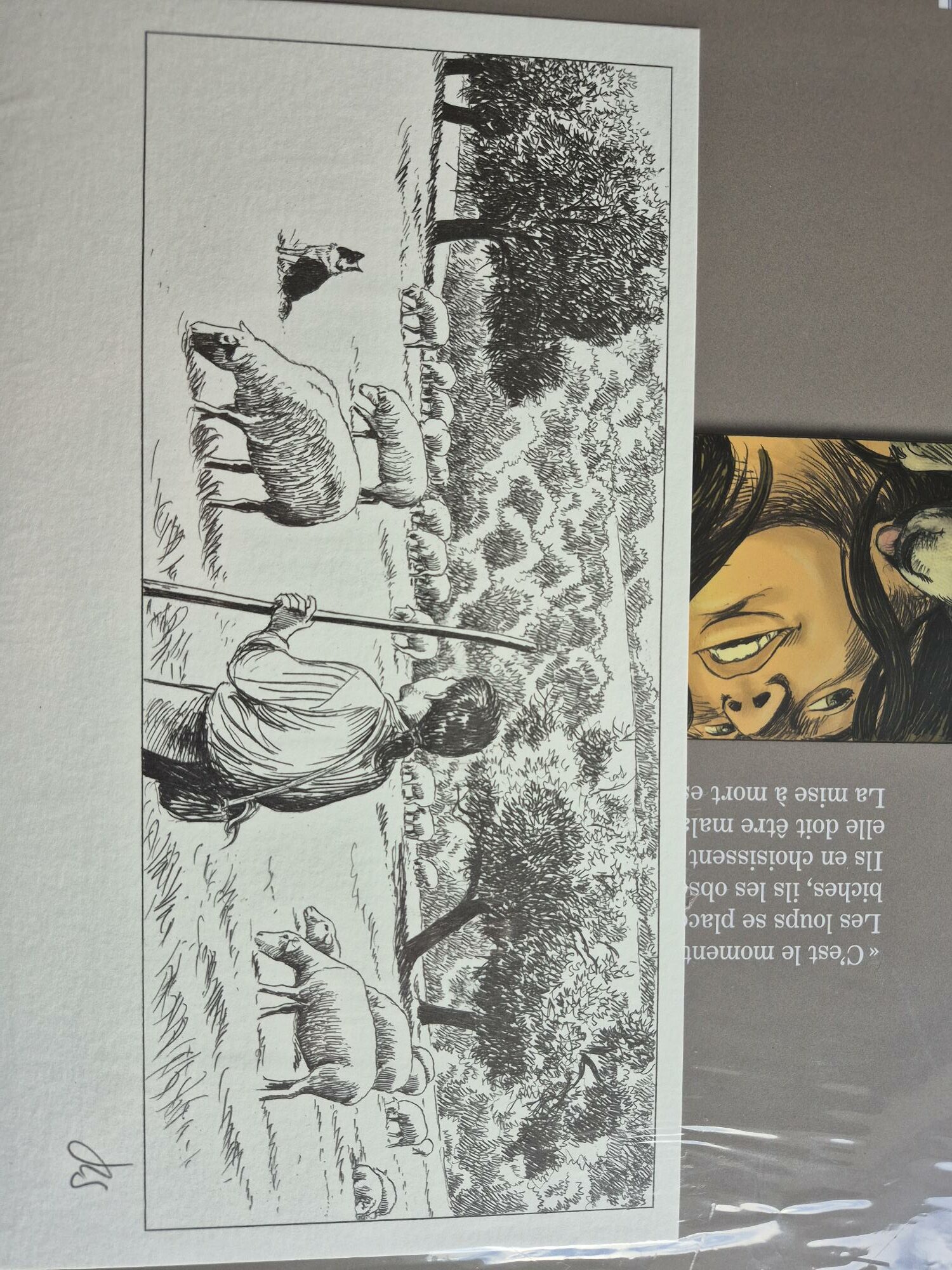 Le loup m'a dit 1, TT numéroté et signé par Servais – Image 3