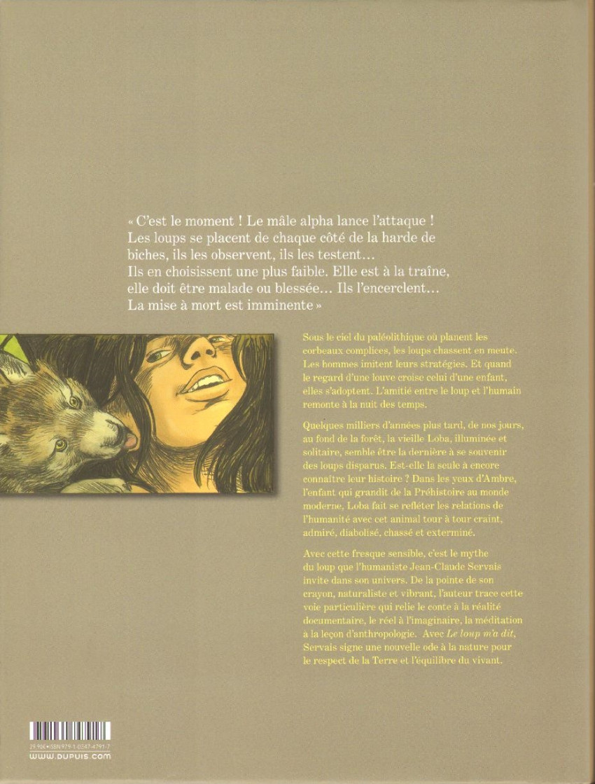 Le loup m'a dit 1, TT numéroté et signé par Servais – Image 2