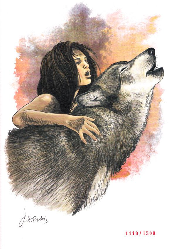 Le loup m'a dit 1, TT numéroté et signé par Servais – Image 4