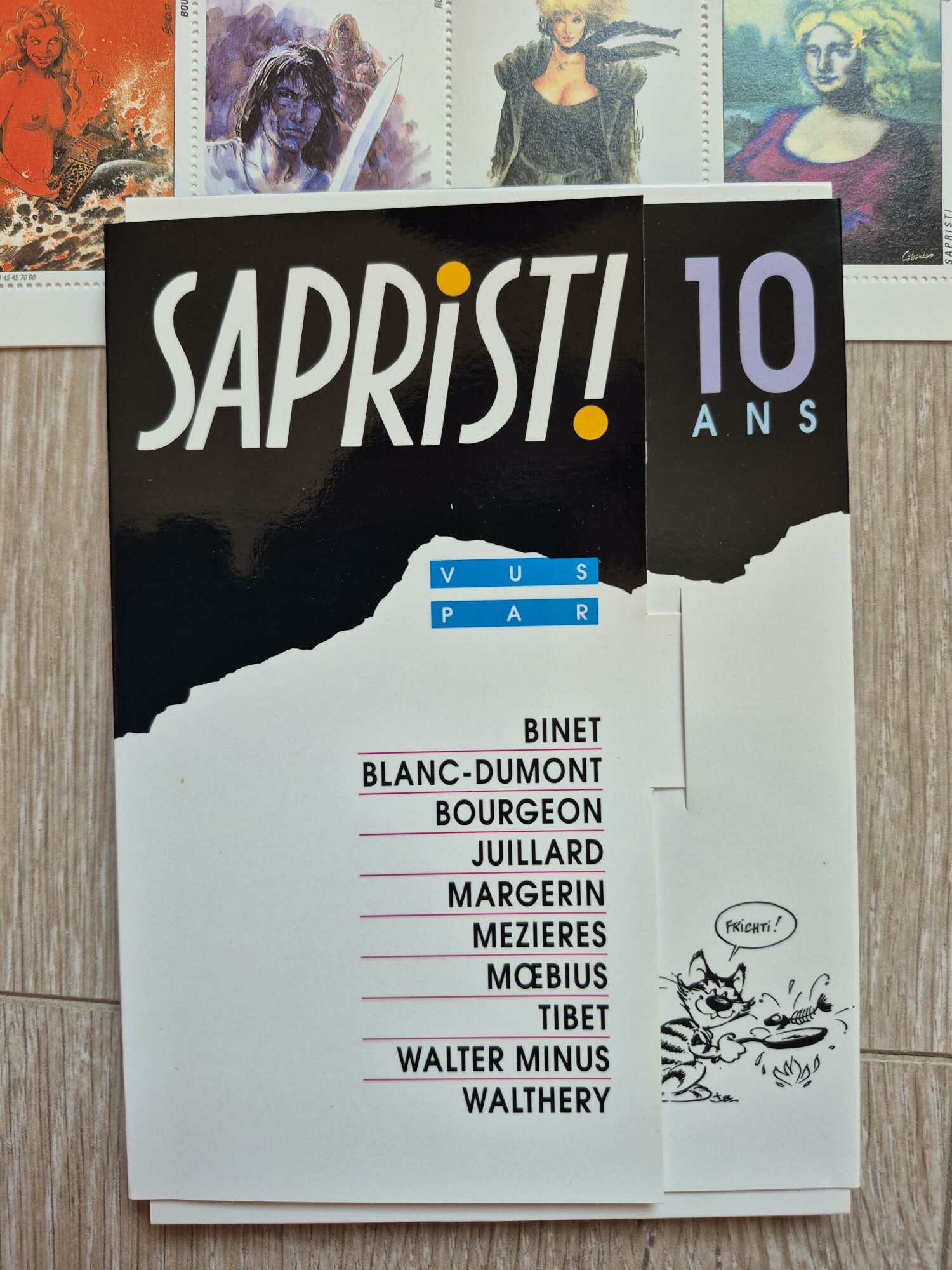 Lot Sapristi : portfolio, timbres, cartes postales. TL 1000 ex. – Image 3
