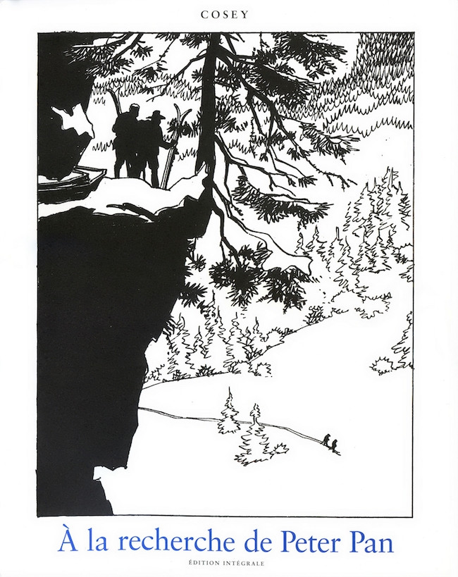 A la recherche de Peter Pan Int n&b avec ex-libris signé Cosey