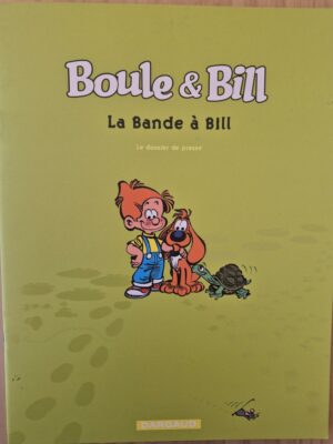 Boule et Bill, dossier de presse dédicacé avec ex-libris Verron